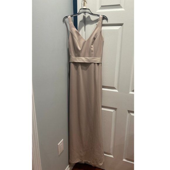 Champagne Wedding Guest Dress - Picture 3 of 4